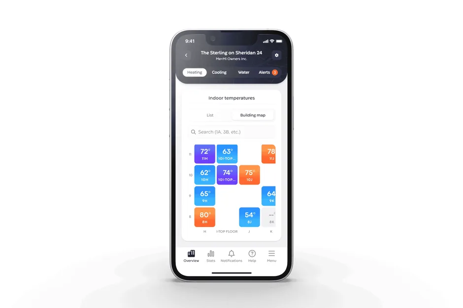 Runwise — building map