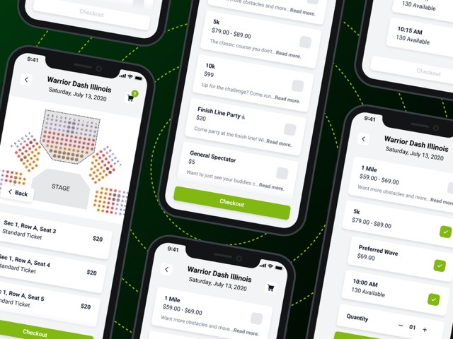 EventSprout — screens