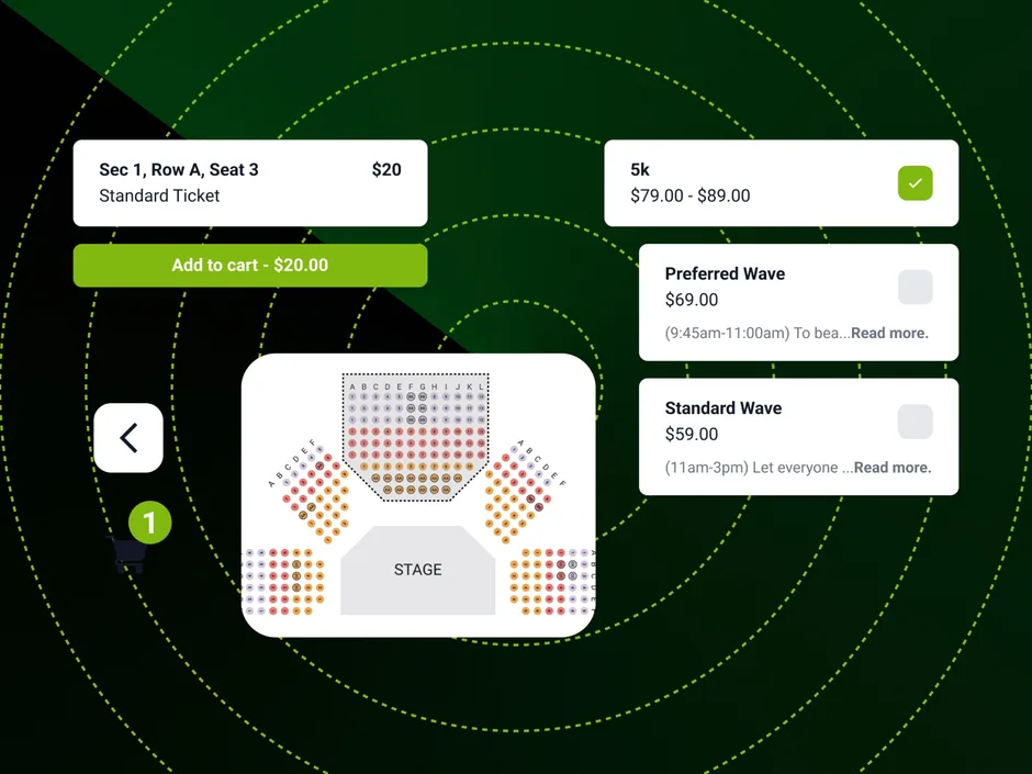 EventSprout — screens