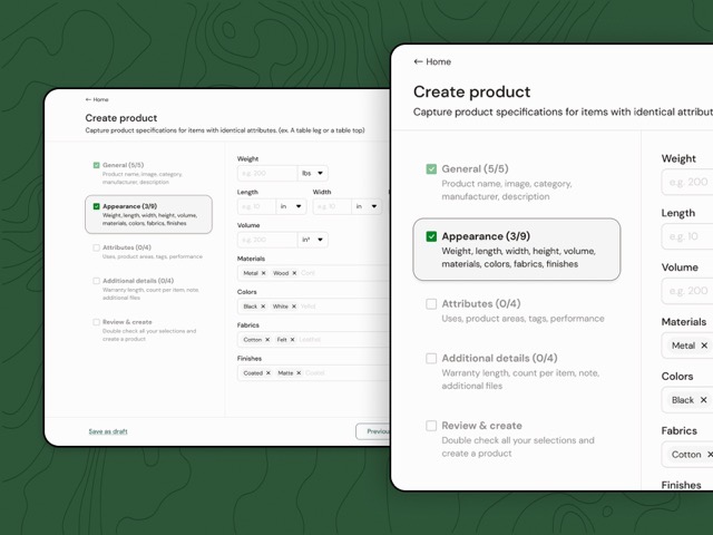 Rheaply — screens