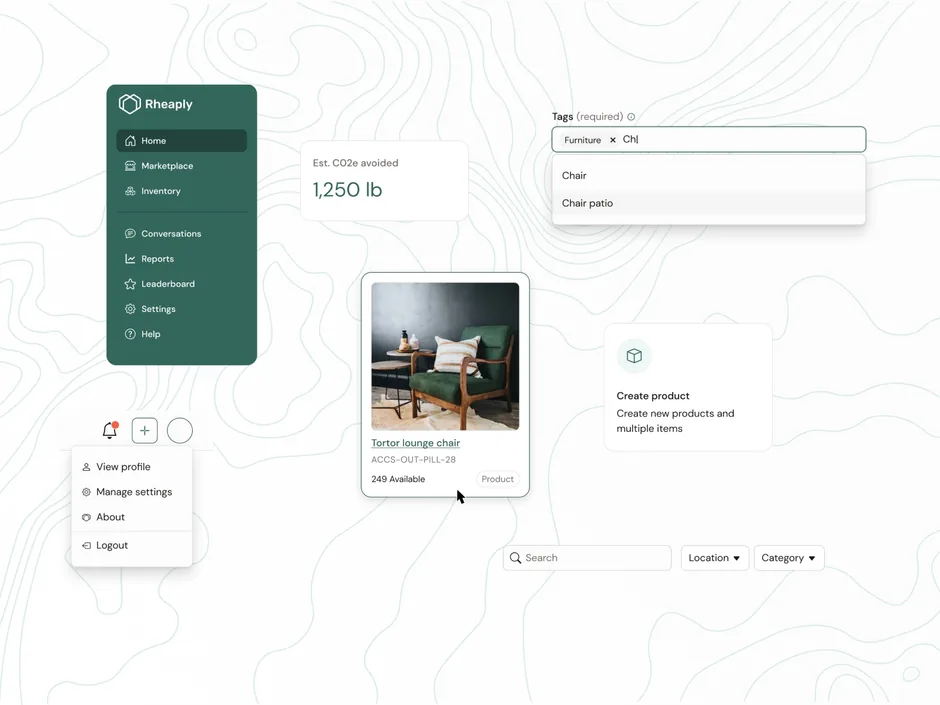 Rheaply — marketplace and inventory