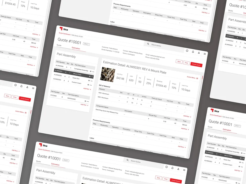 Slice — screens