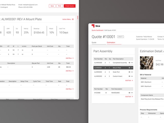 Slice — screens