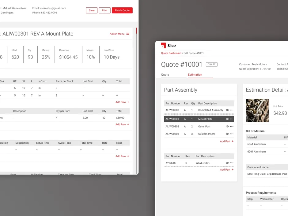 Slice — screens